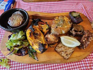 Parilla at Lo del Manu in El Chalten