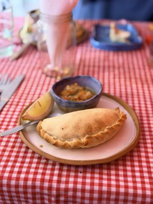 Empanada  at Lo del Manu in El Chalten