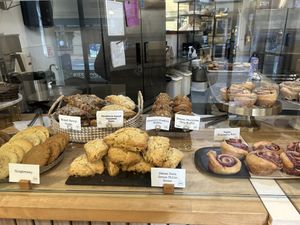 Variety of vegan pastries & cookies  at Proof & Gather Baking Company in San Luis Obispo
