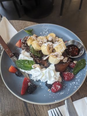 French toast at Peacock Pansy in San Francisco