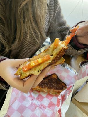 Grilled cheese with pesto   at The Power Plant Kitchen in Jersey City