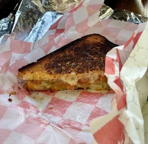 Grilled cheese   at The Power Plant Kitchen in Jersey City
