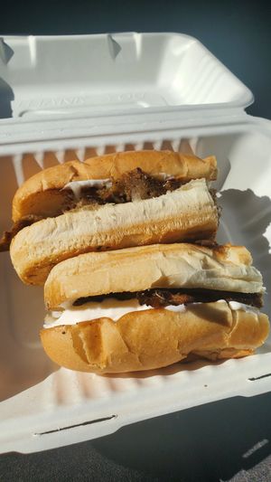 Vegan Deathstroke at Hero or Villain Deli: HQ in Ferndale