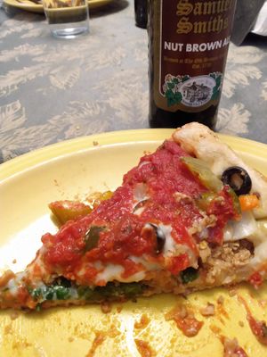 Fully Loaded Deep Dish Slice at Kitchen 17 in Chicago