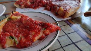 Plant eater deep dish at Kitchen 17 in Chicago