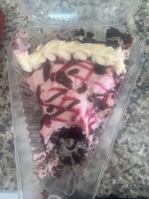 Chocolate raspberry slice of cake  at Kitchen 17 in Chicago