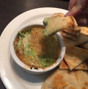 spinach artichoke dip  at Kitchen 17 in Chicago