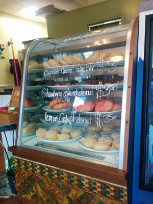 Dessert case. Donut deliciousness. at Kitchen 17 in Chicago