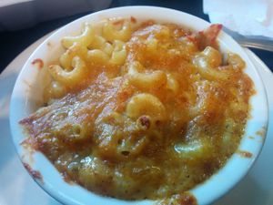 Housemade cheeses take the creamy Mac & cheese to a stellar comfort food experience  at Kitchen 17 in Chicago