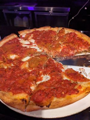 Traditional deep dish at Kitchen 17 in Chicago