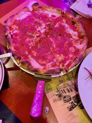 The Plant Eater deep dish  at Kitchen 17 in Chicago