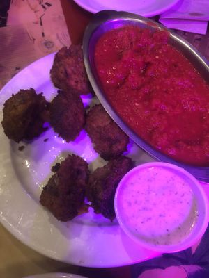 Fried mushrooms  at Kitchen 17 in Chicago