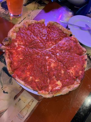 Traditional Deep Dish  at Kitchen 17 in Chicago