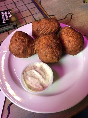 Protein puppies   at Kitchen 17 in Chicago