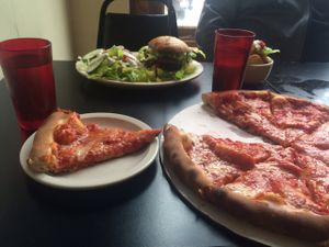 California burger at Kitchen 17 in Chicago