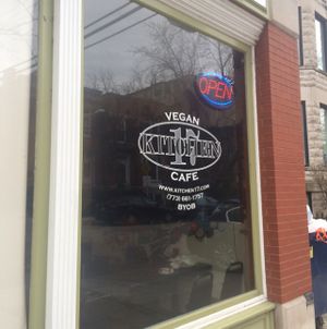 cute store front at Kitchen 17 in Chicago