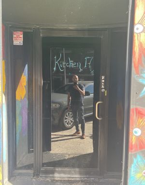 Entrance  #Veganuary at Kitchen 17 in Chicago