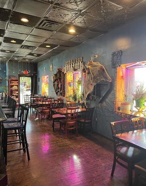 Interior (during Halloween)  #Veganuary at Kitchen 17 in Chicago