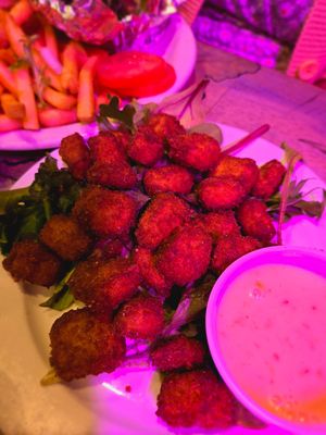 Popcorn tofu at Kitchen 17 in Chicago