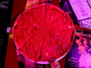 Deep dish vegan pizza at Kitchen 17 at Kitchen 17 in Chicago