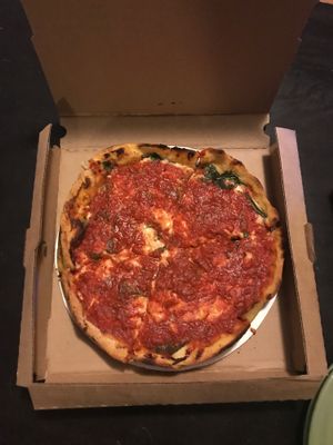 Mediterranean Deep Dish at Kitchen 17 in Chicago