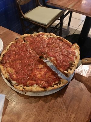 Traditional Deep Dish at Kitchen 17 in Chicago