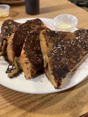 Cinnamon french toast at Caffe at Amy's in Buffalo