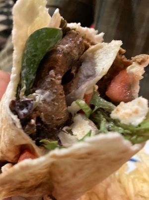 Seitan gyro  at Caffe at Amy's in Buffalo