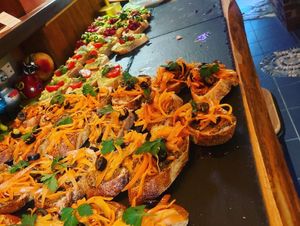 Vegan cuisine buffets. at TOVIRA – トビラ in Kyoto