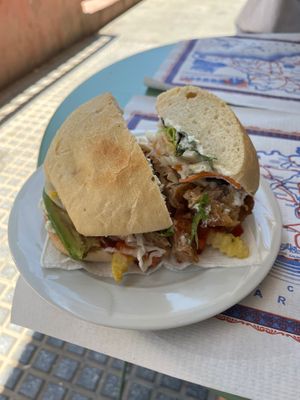 “Campero vegano” at El Rincón De Flor in Malaga
