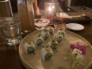 Lily sushi  at Shaka Riki in Pecatu