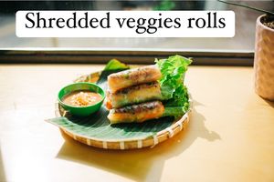 Bò bía, Shredded veggies roll   at Sen Saigon in New York City