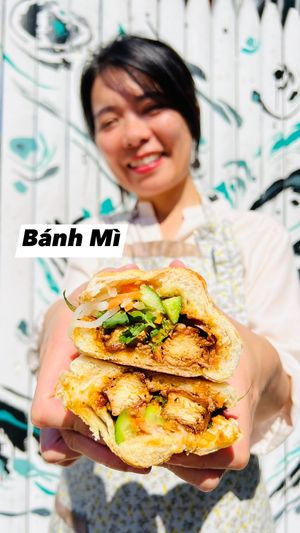 Bánh mì, Classic Vietnamese sandwich with house made pate, mayo, sauce, filling and Viet pickles.   at Sen Saigon in New York City