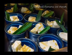 Kem chuối mít, banana jackfruit ice cream   at Sen Saigon in New York City