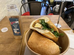 Tofu Banh Mi - delicious and huge  at Sen Saigon in New York City
