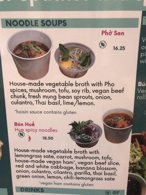 Menu   at Sen Saigon in New York City