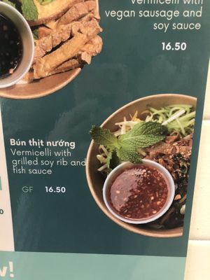 Menu   at Sen Saigon in New York City