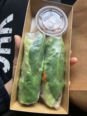 Shredded veggie summer roll /bi cuon  at Sen Saigon in New York City