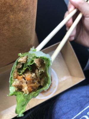 Shredded veggie summer roll /bi cuon  at Sen Saigon in New York City