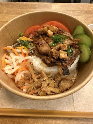 Com tam suon  bi cha #Veganuary at Sen Saigon in New York City