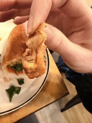 Pork belly texture  at Sen Saigon in New York City