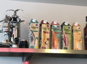 Milk alternatives   at Motherfathers in Sofia