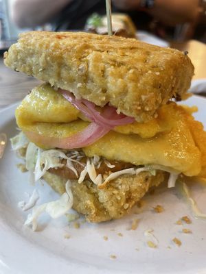 Little bomba biscuit sandwich (vegan) —so good!  at Bang Bang Cafe in Seattle
