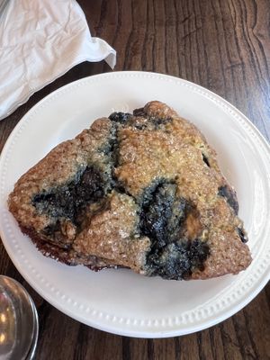 Blueberry scone   at Bang Bang Cafe in Seattle