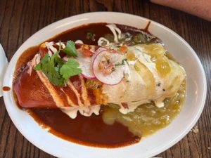 Breakfast burrito  at Bang Bang Cafe in Seattle