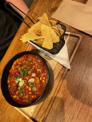 Chili sin carne  at avant garden in Maastricht