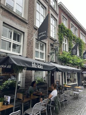 Restaurant terrace / Possibility to eat outsidee  at avant garden in Maastricht