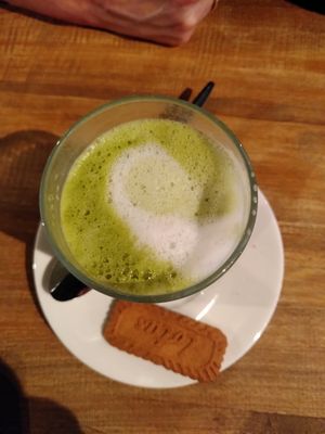 Matcha- Latte at avant garden in Maastricht