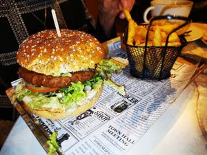 Avocado burger. 😍 at avant garden in Maastricht