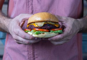 Our Chef crafted Signature burger, always fresh, always delicious and most definitely always homemade from scratch at Yerba & Buns in Hollywood